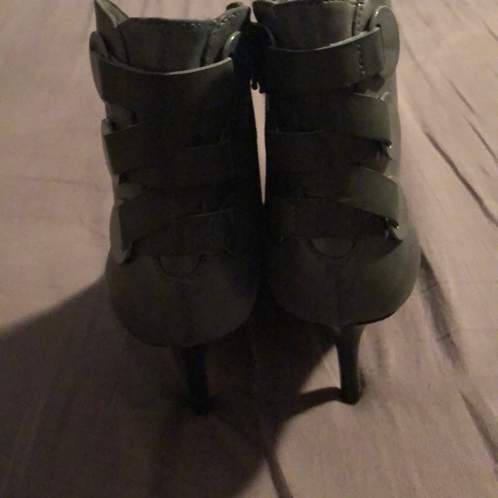 Grayish Silver Booties - image 3